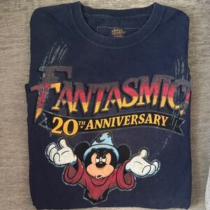 Disneyland Collectible Fantasmic 20th Anniversary Short Sleeve Tee - Navy